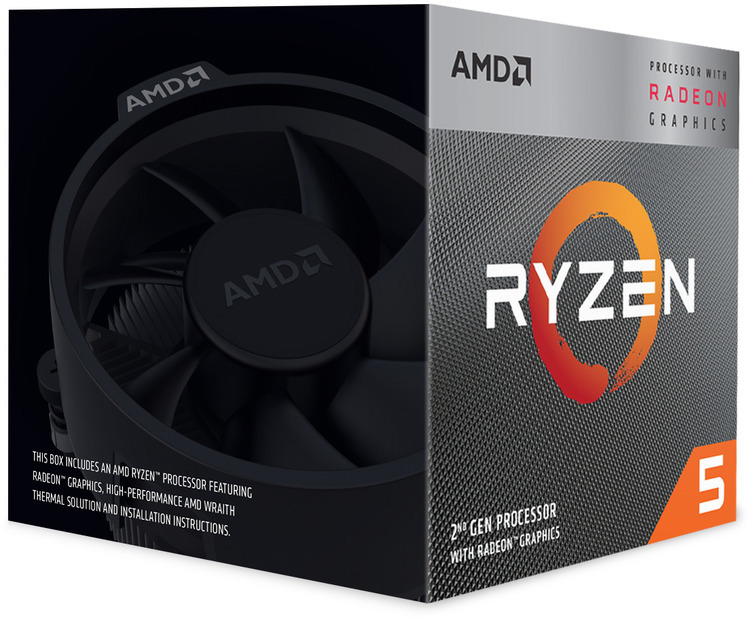 AMD RYZEN 5 3400G 3.7G BOX