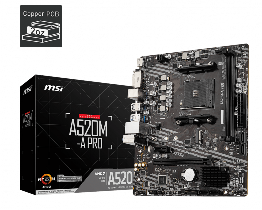 MSI A520M-A PRO /AM4