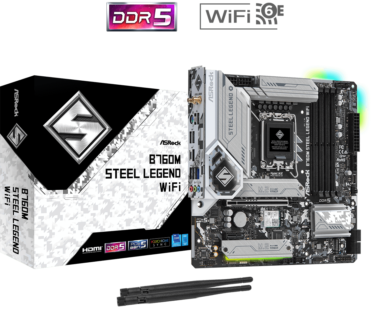 ASROCK B760M STEEL LEGEND WIFI