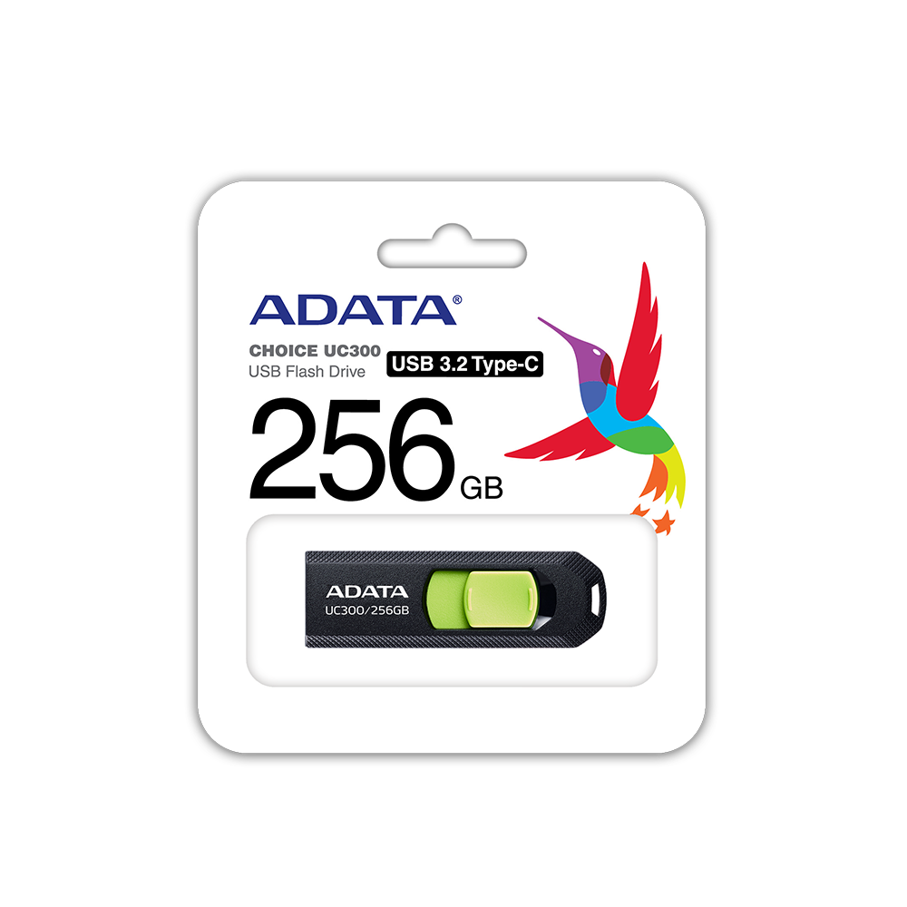 256GB TYPE-C UC300 ADATA BK/GN
