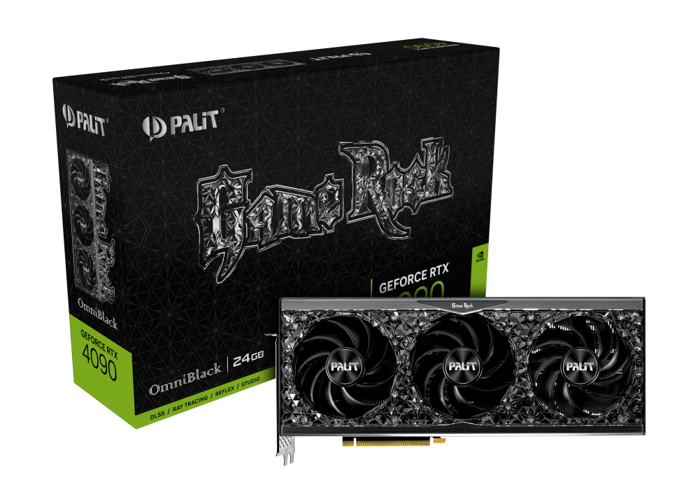 Palit GeForce RTX 4090 GameRock OmniBlack 24GB GDDR6X