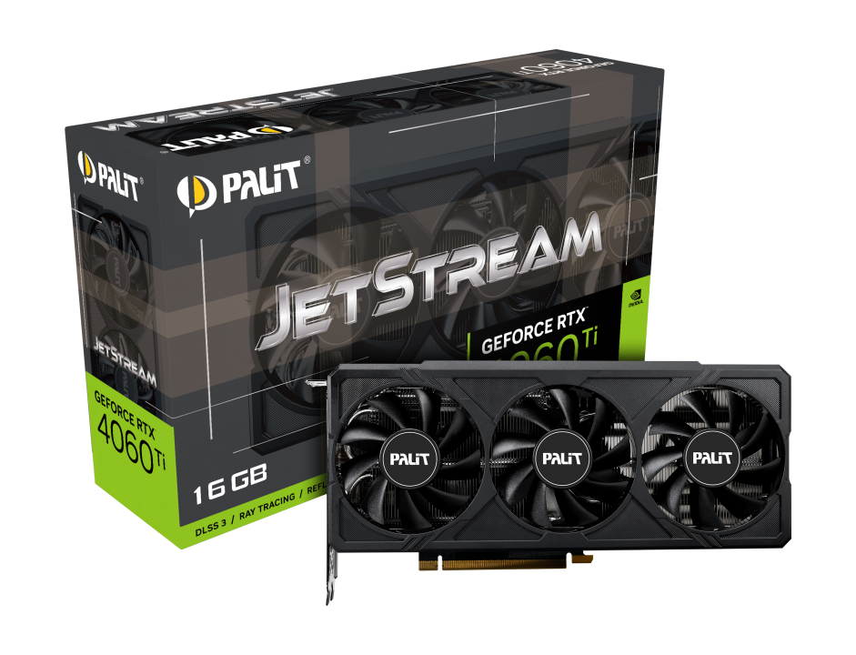 Palit GeForce RTX 4060 Ti JetStream 16GB GDDR6