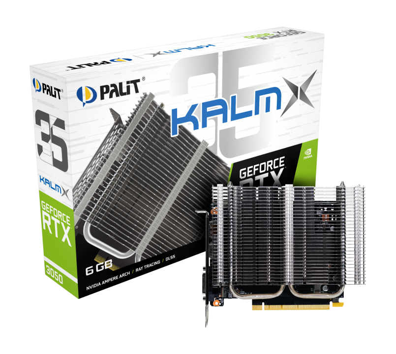 Palit GeForce RTX 3050 KalmX 6GB GDDR6