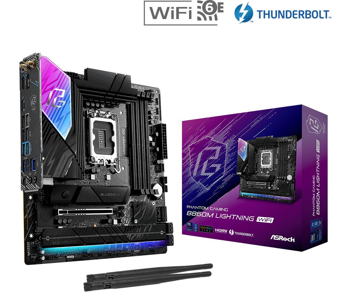 ASROCK B860M LIGHTNING WIFI
