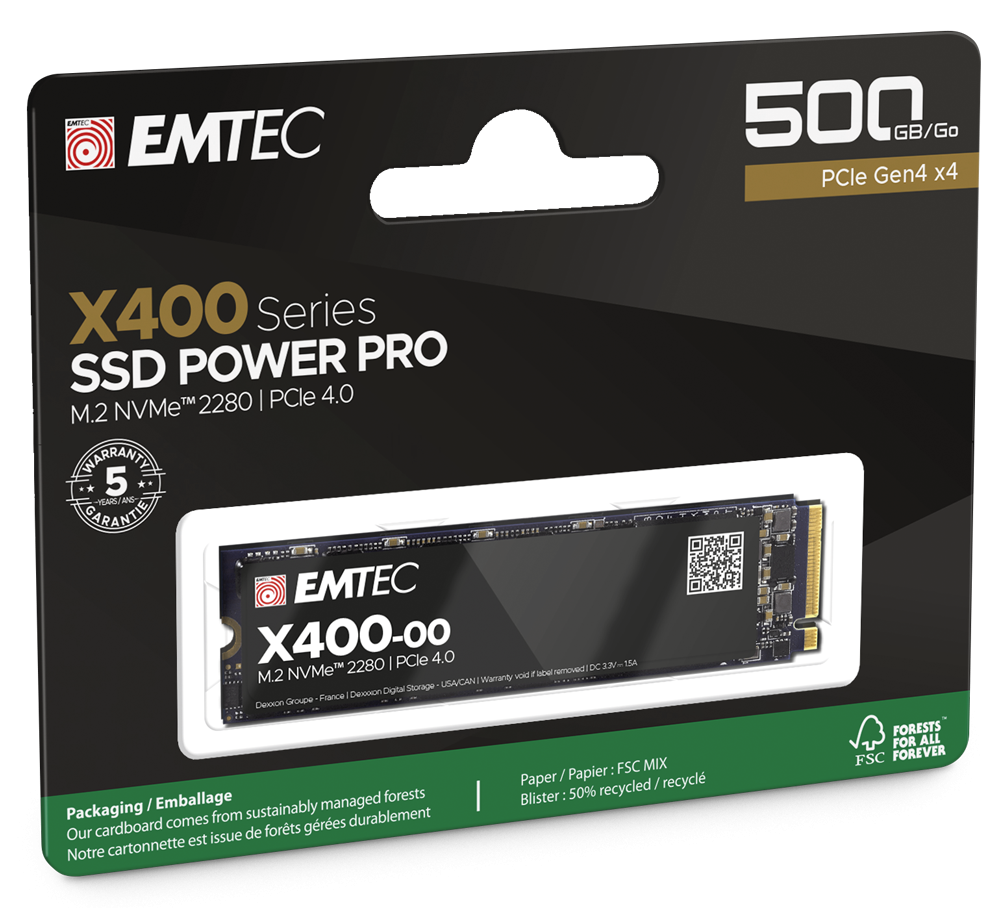 EMTEC X400 500G M2 PCIE4