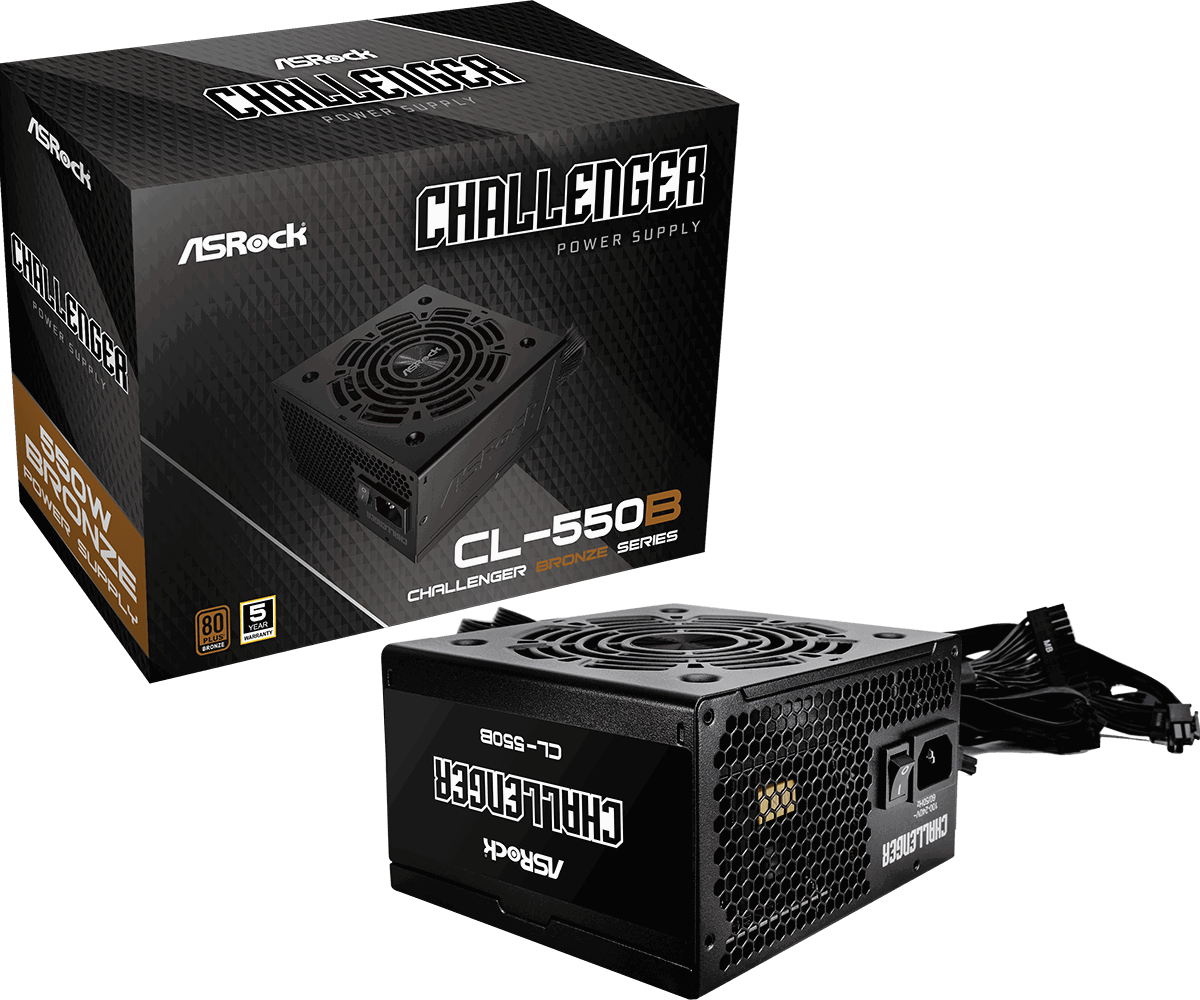 PSU ASROCK CHALLENGER 550W BRZ